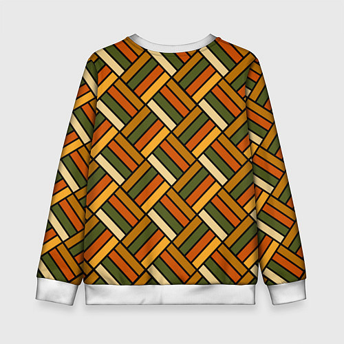 Детский свитшот Polynesian tiki LUCKY / 3D-Белый – фото 2