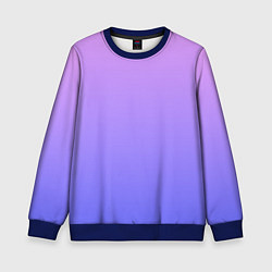 Детский свитшот PINK-PURPLE GRADIENT ГРАДИЕНТ РОЗОВО-ФИОЛЕТОВЫЙ