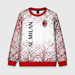 Свитшот детский Ac milan logo, цвет: 3D-красный