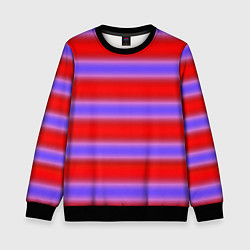 Детский свитшот Striped pattern мягкие размытые полосы красные фио