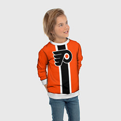 Свитшот детский Филадельфия Флайерз Форма, цвет: 3D-белый — фото 2