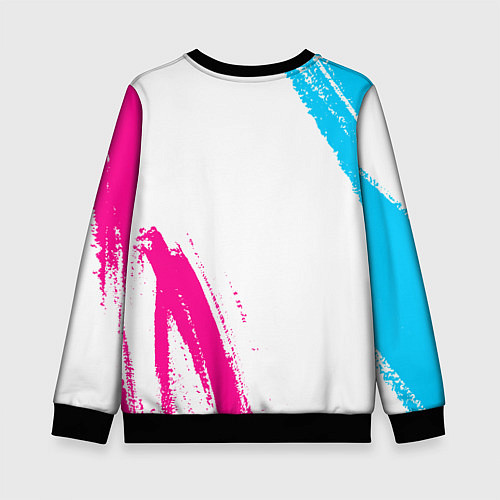 Детский свитшот PSG Neon Gradient / 3D-Черный – фото 2