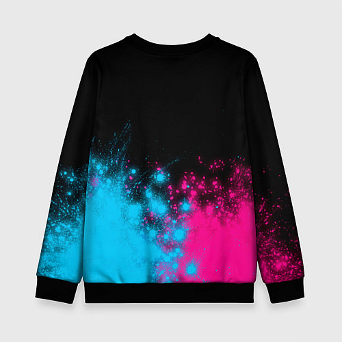 Детский свитшот Genesis Neon Gradient / 3D-Черный – фото 2