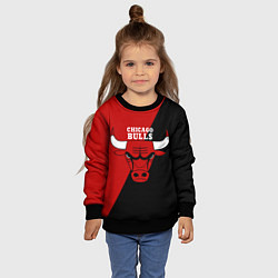 Свитшот детский Chicago Bulls NBA, цвет: 3D-черный — фото 2
