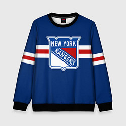 Свитшот детский Нью-Йорк Рейнджерс форма, цвет: 3D-черный