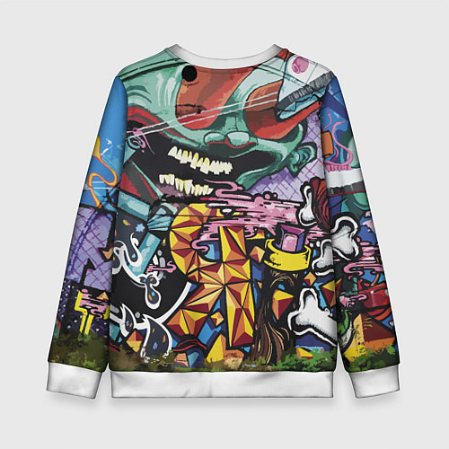 Детский свитшот Cool skater / 3D-Белый – фото 2