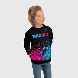 Свитшот детский Napoli Neon Gradient, цвет: 3D-черный — фото 2