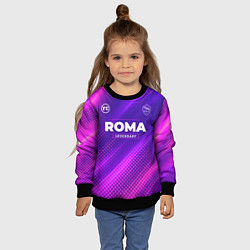 Свитшот детский Roma Legendary Sport Grunge, цвет: 3D-черный — фото 2