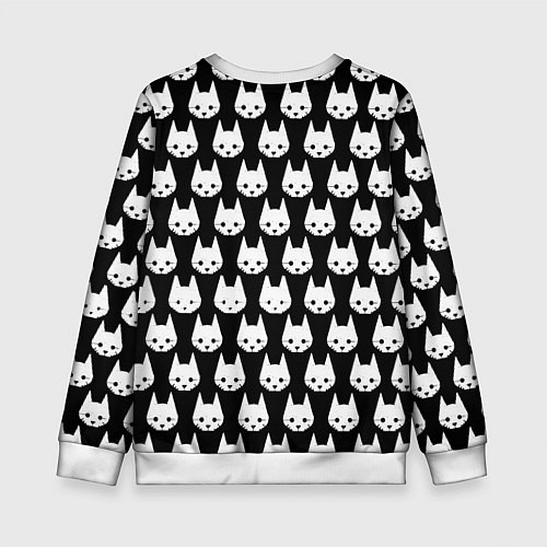 Детский свитшот Stray Pattern / 3D-Белый – фото 2