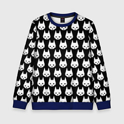 Свитшот детский Stray Pattern, цвет: 3D-синий