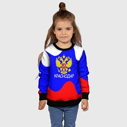 Свитшот детский Краснодар - ГЕРБ, цвет: 3D-черный — фото 2
