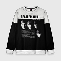 Детский свитшот With The Beatles Битломания