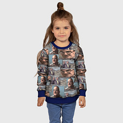 Свитшот детский Nanomachines, son, цвет: 3D-синий — фото 2