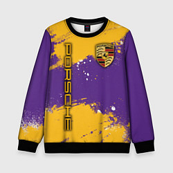 Детский свитшот PORSCHE- LAKERS COLORS