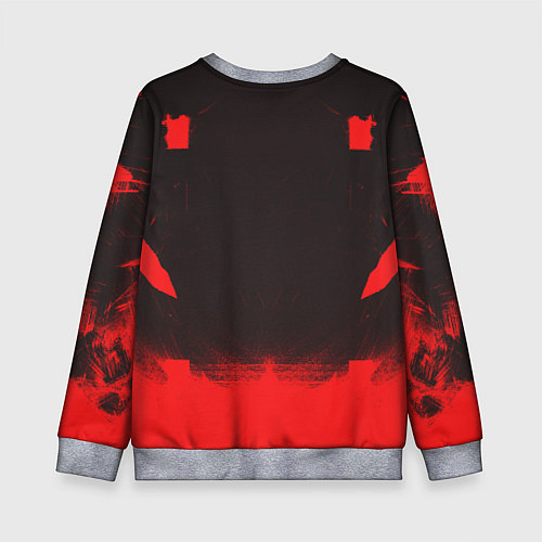 Детский свитшот HIM star / 3D-Меланж – фото 2