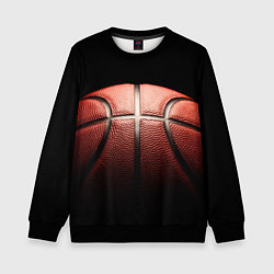 Свитшот детский Basketball ball, цвет: 3D-черный