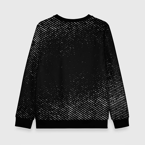 Детский свитшот Benfica с потертостями на темном фоне / 3D-Черный – фото 2