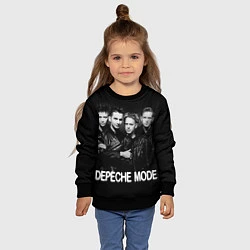 Свитшот детский Depeche Mode - black & white portrait, цвет: 3D-черный — фото 2