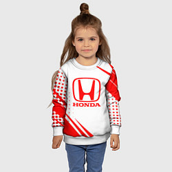 Свитшот детский Honda - sport, цвет: 3D-белый — фото 2