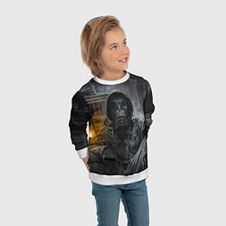 Свитшот детский STALKER На Привале В Припяти, цвет: 3D-белый — фото 2