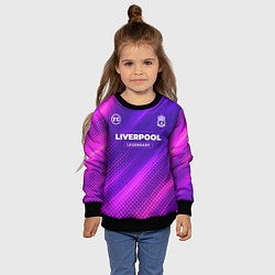 Свитшот детский Liverpool legendary sport grunge, цвет: 3D-черный — фото 2