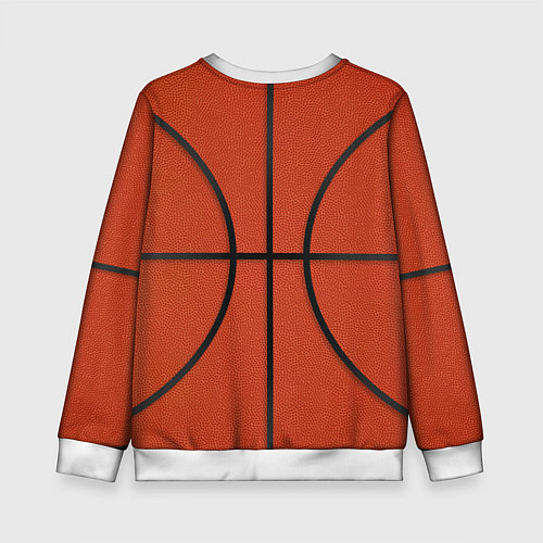 Детский свитшот Стандартный баскетбольный мяч / 3D-Белый – фото 2