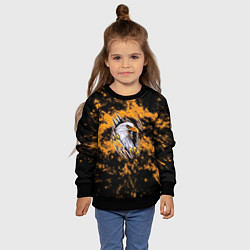 Свитшот детский Орел в огне, цвет: 3D-черный — фото 2