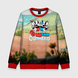 Детский свитшот Cuphead природа