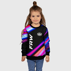 Свитшот детский FAW speed lights, цвет: 3D-черный — фото 2
