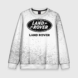 Детский свитшот Land Rover с потертостями на светлом фоне