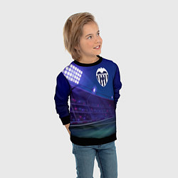 Свитшот детский Valencia ночное поле, цвет: 3D-черный — фото 2