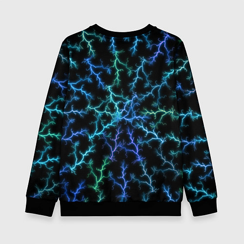 Детский свитшот MOLNYA DYE / 3D-Черный – фото 2