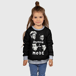 Свитшот детский Depeche Mode portrait, цвет: 3D-меланж — фото 2