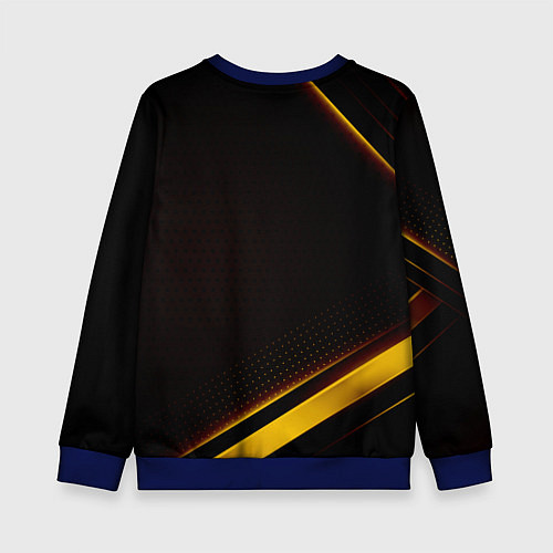 Детский свитшот Chrysler Абстракция / 3D-Синий – фото 2
