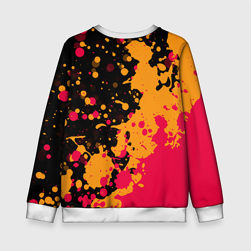 Детский свитшот Roma Краска / 3D-Белый – фото 2
