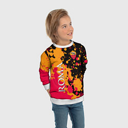 Свитшот детский Roma Краска, цвет: 3D-белый — фото 2