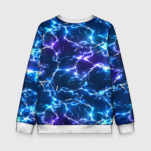 Детский свитшот Ёж Сильвер / 3D-Белый – фото 2