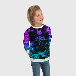 Свитшот детский Stray fire, цвет: 3D-белый — фото 2