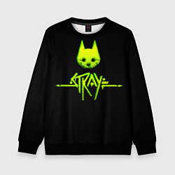 Детский свитшот Stray green neon