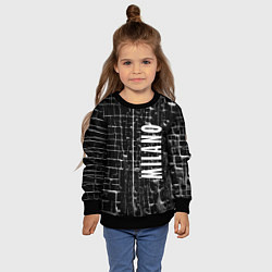 Свитшот детский Milano - autumn - winter 2025, цвет: 3D-черный — фото 2