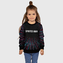 Свитшот детский Spirited Away infinity, цвет: 3D-черный — фото 2