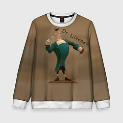 Свитшот детский Доктор Ливси, цвет: 3D-белый