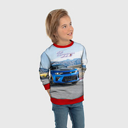 Свитшот детский Chevrolet Camaro ZL 1 - Motorsport, цвет: 3D-красный — фото 2
