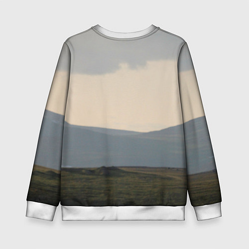 Детский свитшот Чайка / 3D-Белый – фото 2