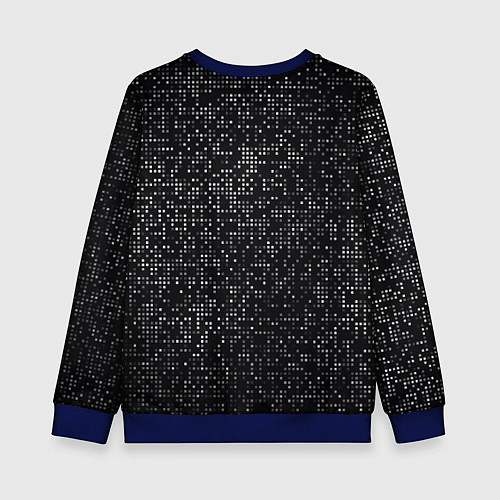 Детский свитшот AMG - pattern - minimalism / 3D-Синий – фото 2