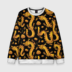 Детский свитшот Golden dragons