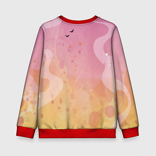 Детский свитшот HALLOWEEN ХЭЛЛУИН / 3D-Красный – фото 2