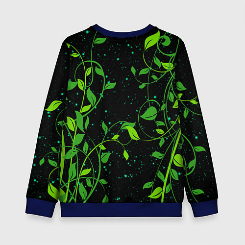 Детский свитшот Нахида дендро архонт / 3D-Синий – фото 2