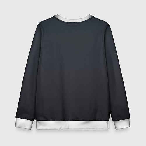 Детский свитшот Енот на ракете / 3D-Белый – фото 2