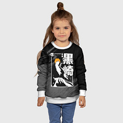 Свитшот детский Блич - Тысячилетняя война, цвет: 3D-белый — фото 2